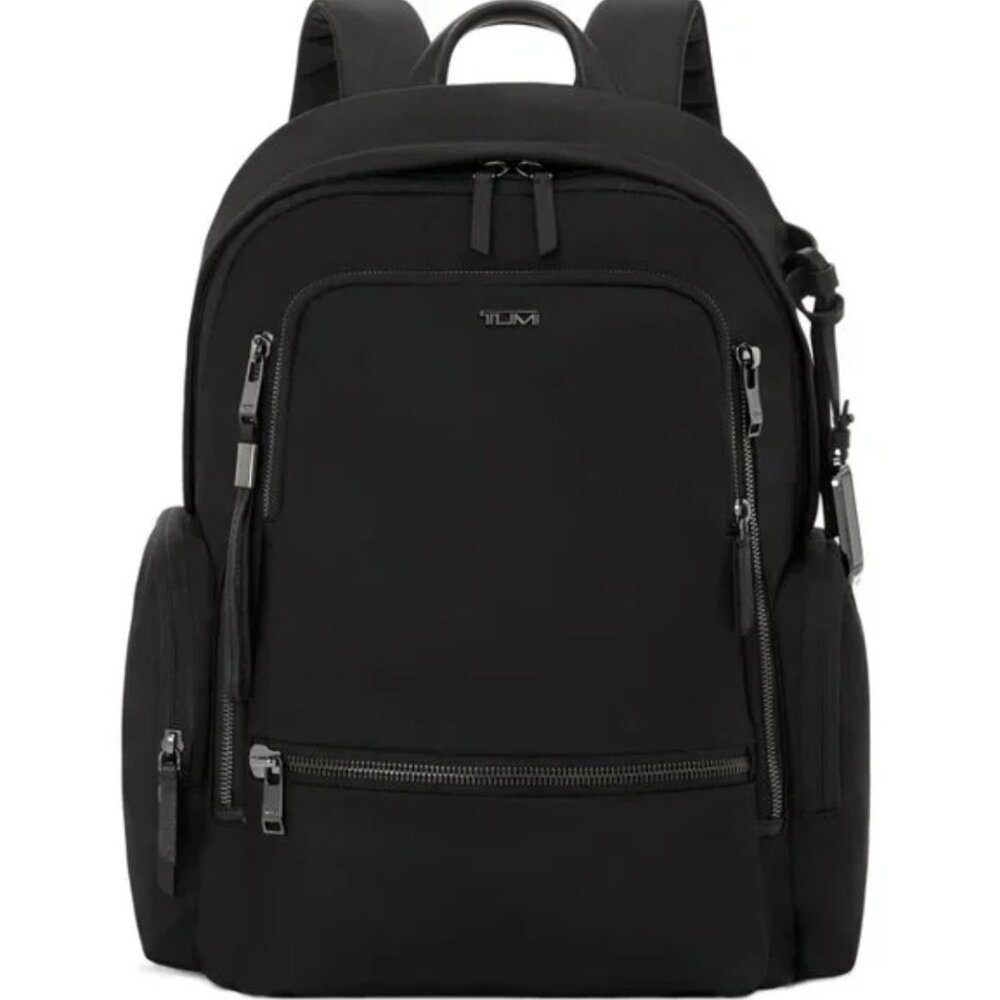 NWOT TUMI Voyageur Celina Backpack Black Gunmetal